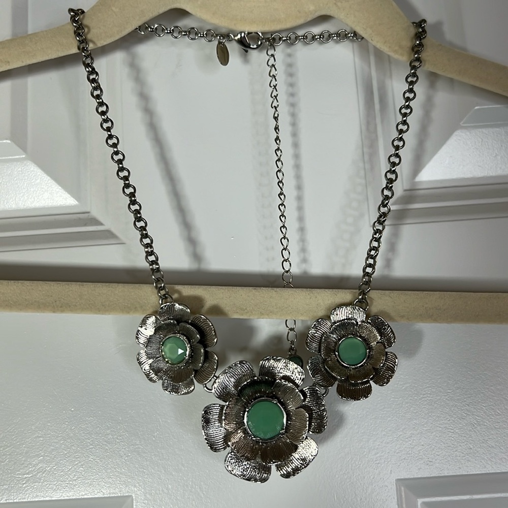 Lia Sophia Cabage Rose necklace.  16”